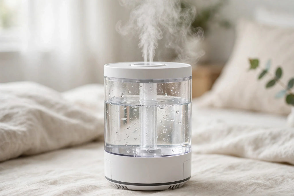 Humidifier water tank with cool mist output
