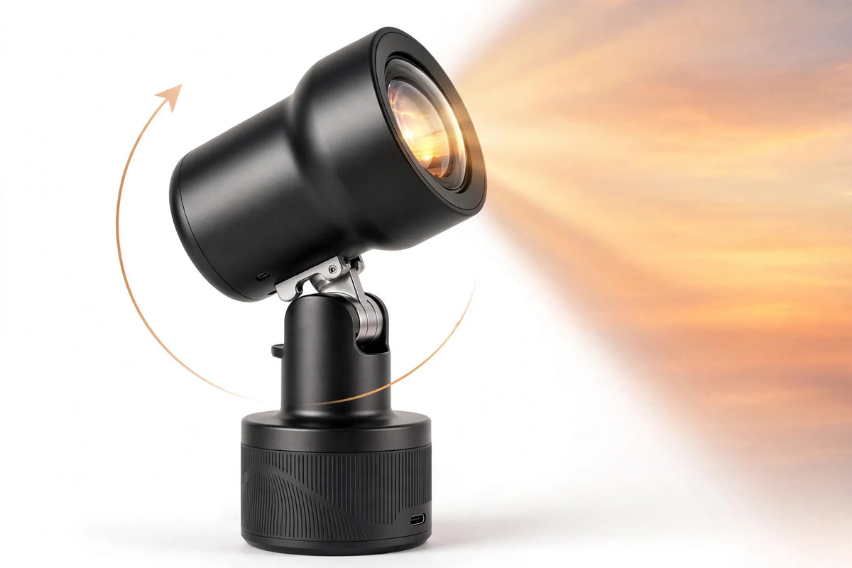 180 degree rotatable sunset lamp head