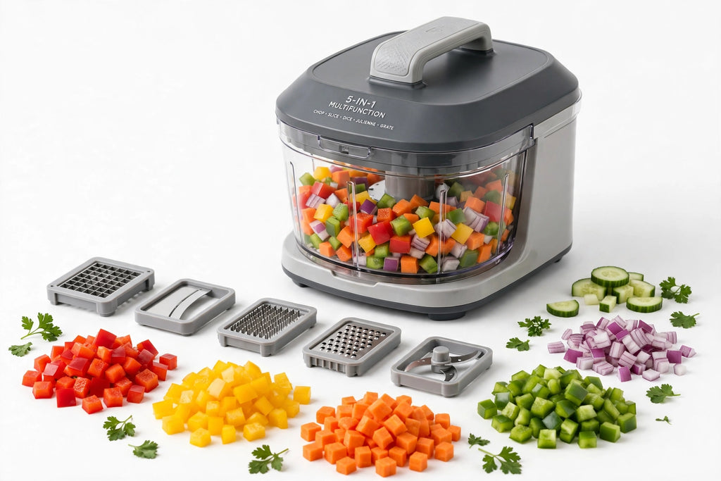 5-in-1 Vegetable Chopper & Slicer